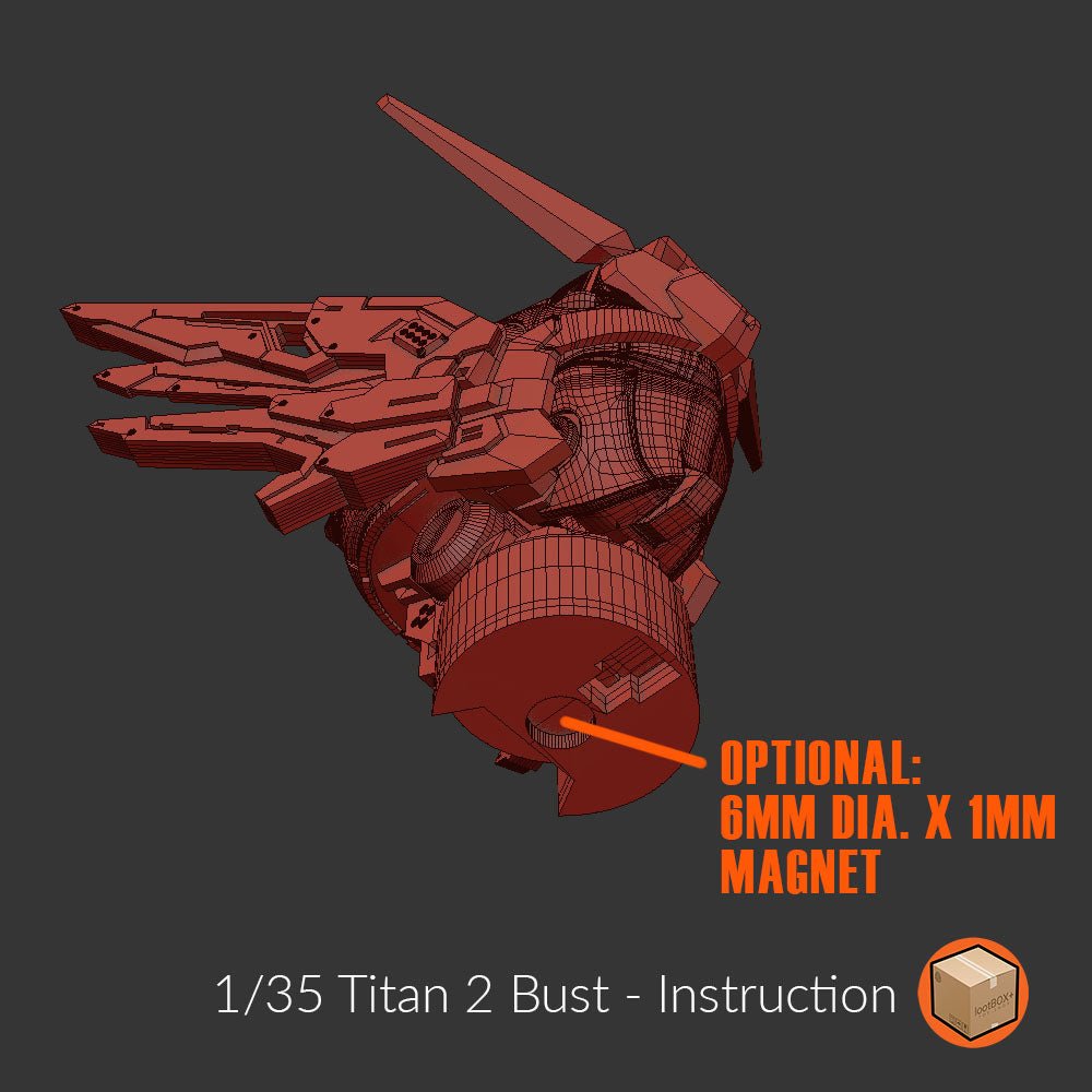 Titan 002 Wing Bust 1/35 - Trisagion Models