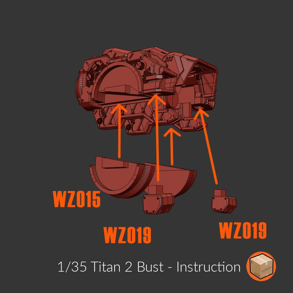 Titan 002 Wing Bust 1/35 - Trisagion Models