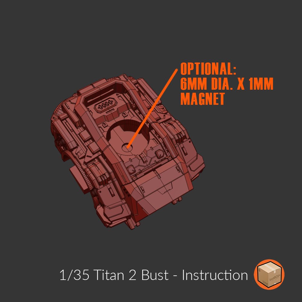 Titan 002 Wing Bust 1/35 - Trisagion Models