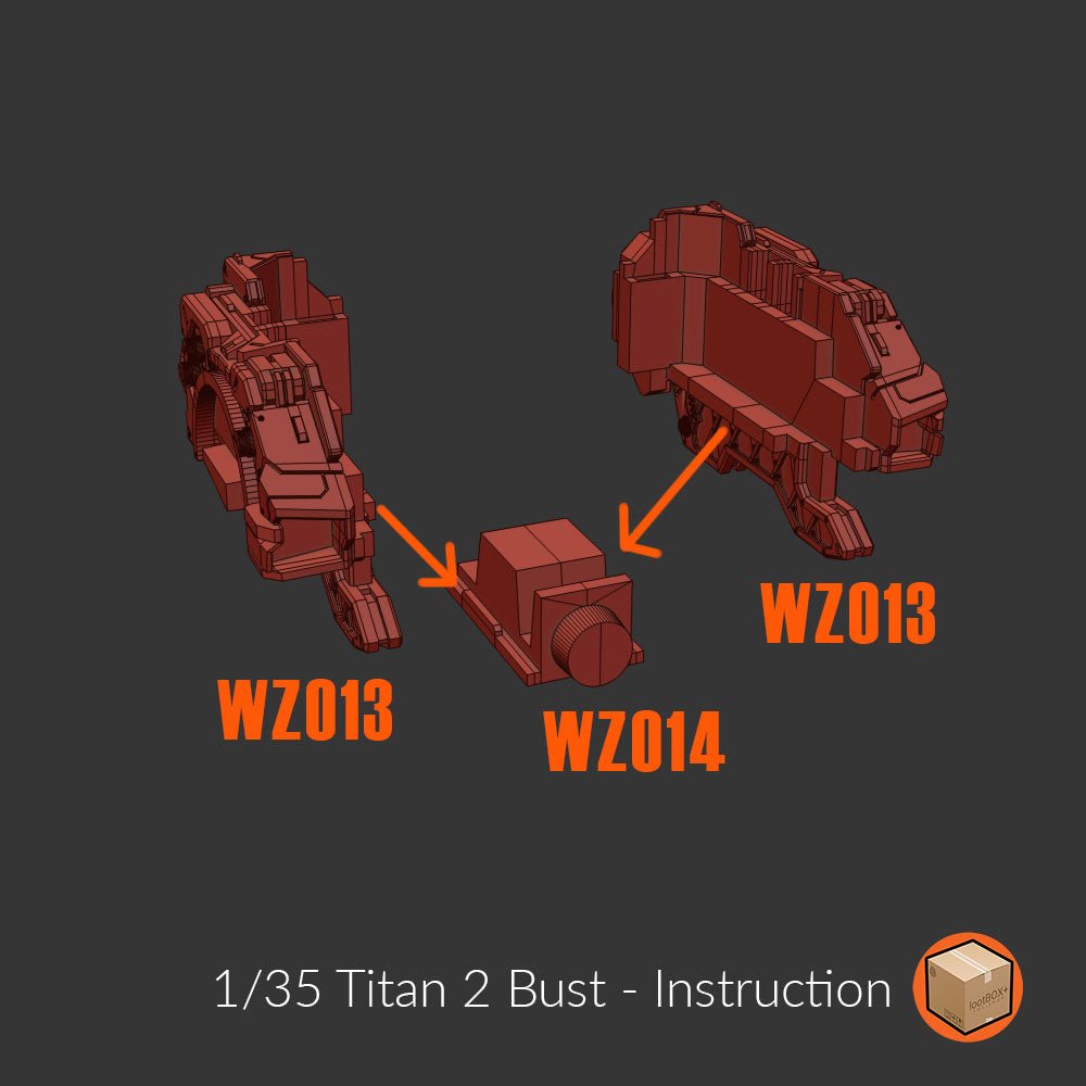 Titan 002 Wing Bust 1/35 - Trisagion Models