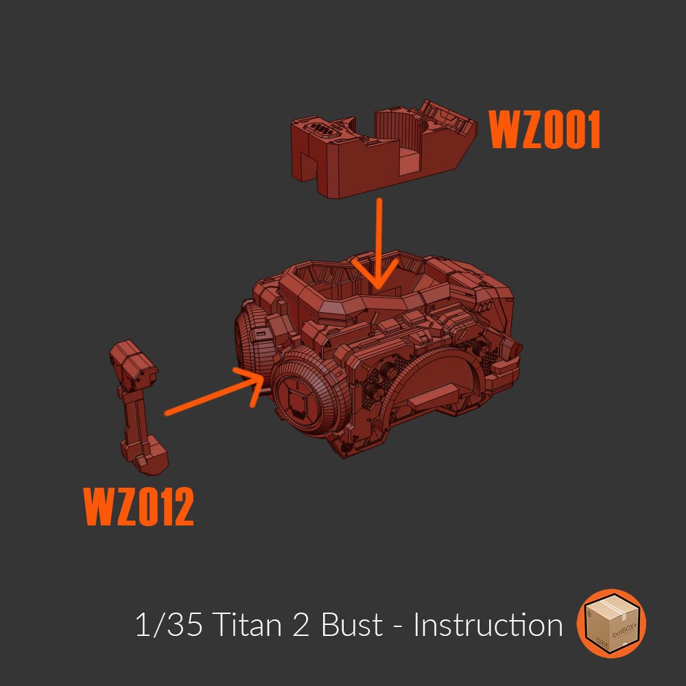 Titan 002 Wing Bust 1/35 - Trisagion Models