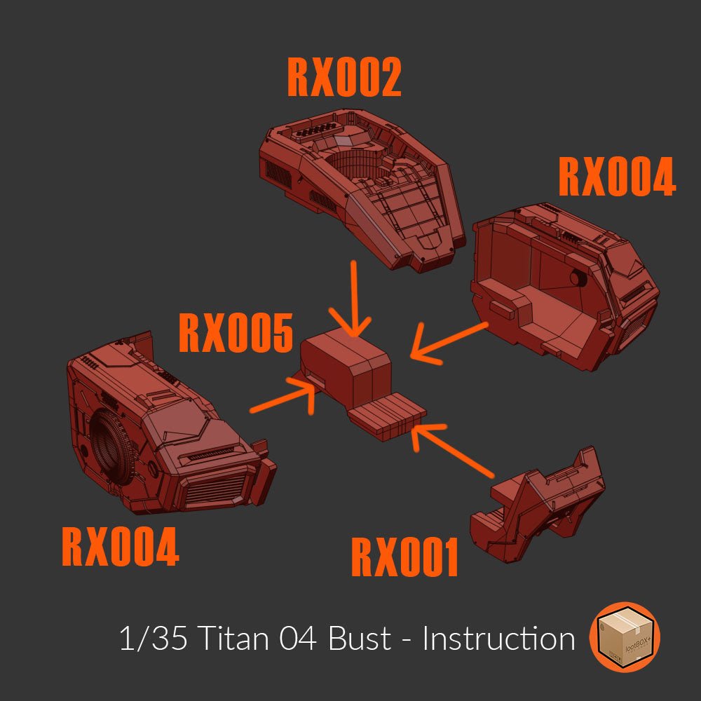 Titan 004 RX-78 Bust 1/35 - Trisagion Models