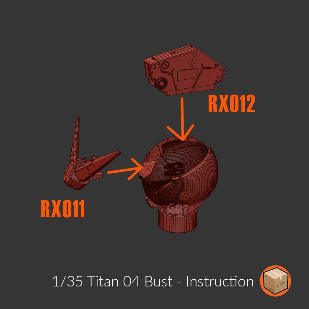 Titan 004 RX-78 Bust 1/35 - Trisagion Models