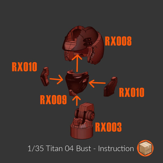 Titan 004 RX-78 Bust 1/35 - Trisagion Models