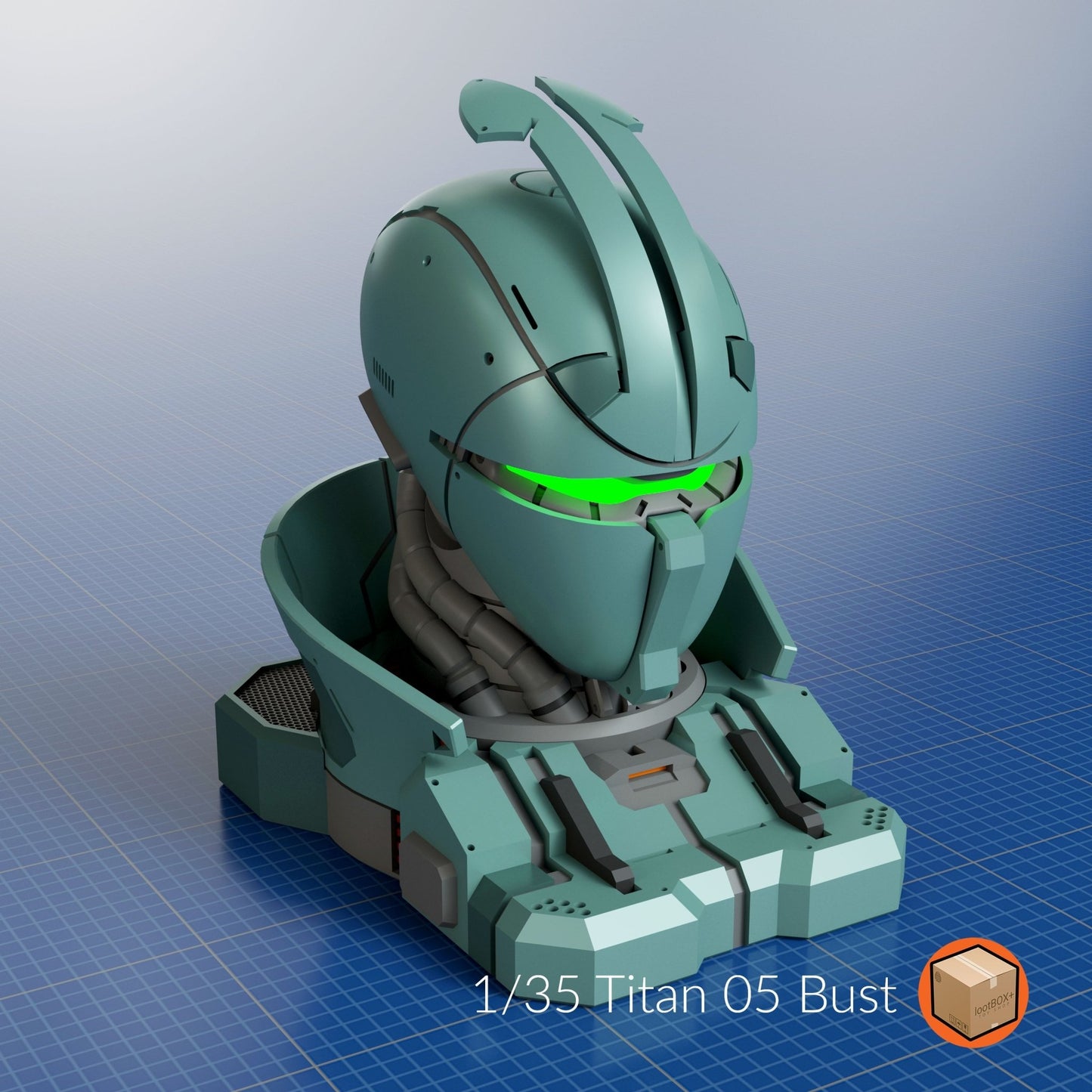 Titan 005 Turn X Bust 1/35 - Trisagion Models