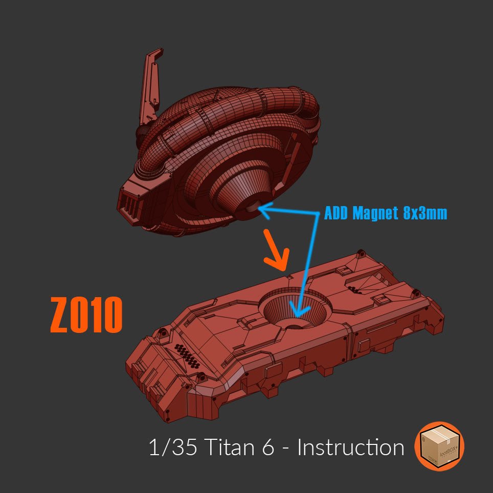 Titan 006 Zaku Bust 1/35 - Trisagion Models