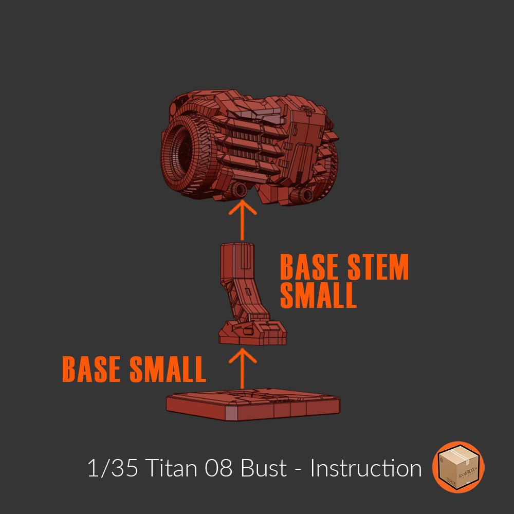 Titan 008 Deathscythe Bust 1/35 - Trisagion Models