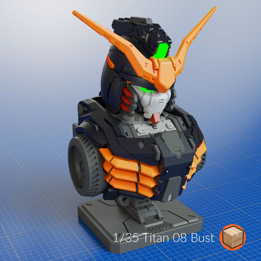 Titan 008 Deathscythe Bust 1/35 - Trisagion Models