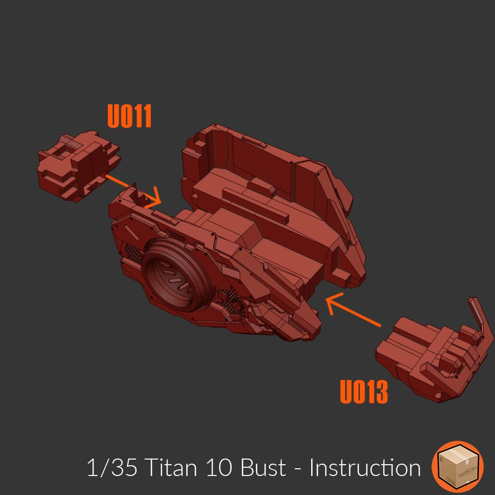 Titan 010 Unicorn Bust 1/35 - Trisagion Models