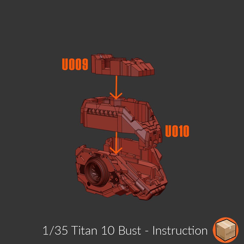Titan 010 Unicorn Bust 1/35 - Trisagion Models