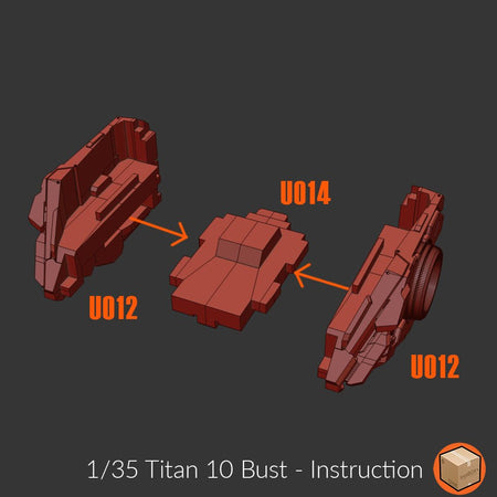 Titan 010 Unicorn Bust 1/35 - Trisagion Models