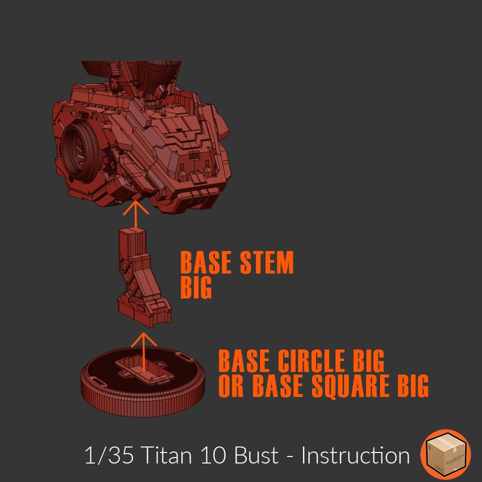 Titan 010 Unicorn Bust 1/35 - Trisagion Models