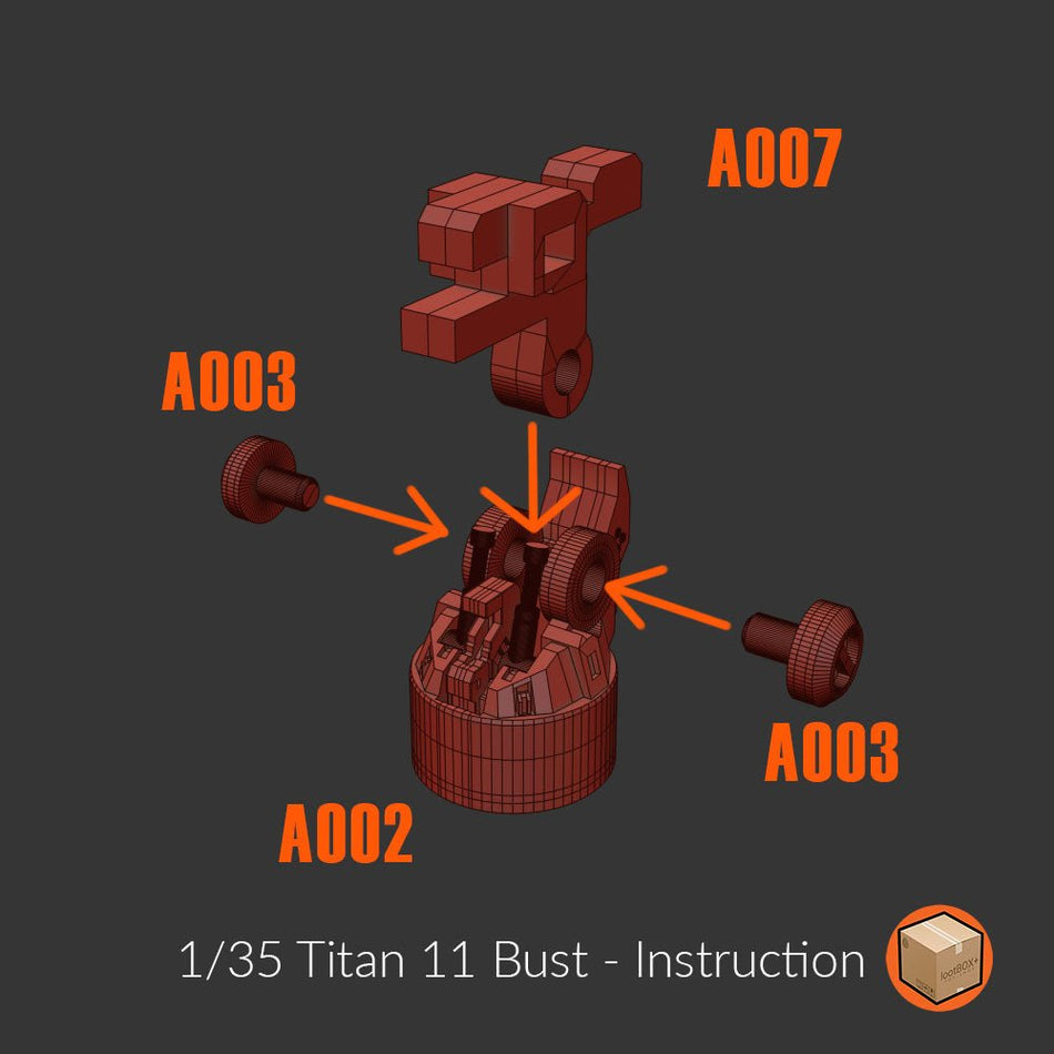 Titan 011 Altron Bust 1/35 - Trisagion Models