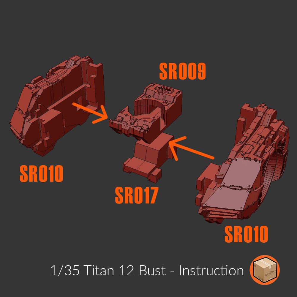 Titan 012 Sandrock Bust 1/35 - Trisagion Models