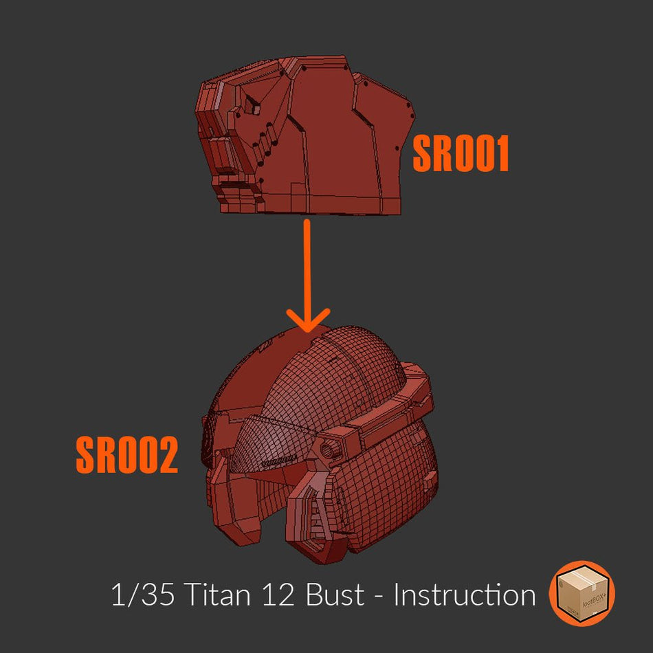 Titan 012 Sandrock Bust 1/35 - Trisagion Models