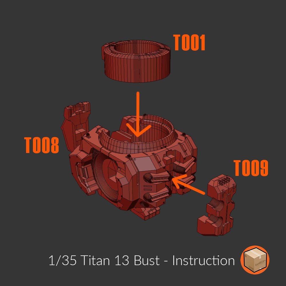 Titan 013 Tallgeese Bust 1/35 - Trisagion Models