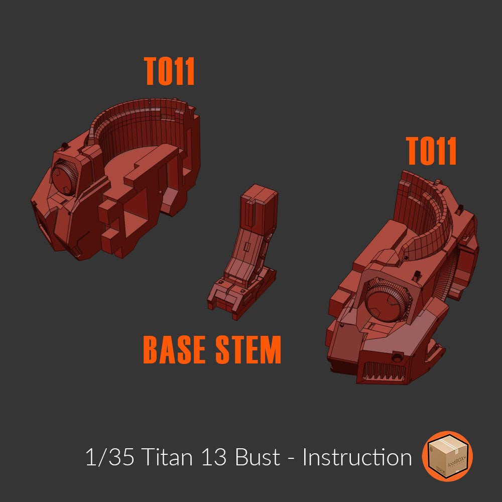 Titan 013 Tallgeese Bust 1/35 - Trisagion Models