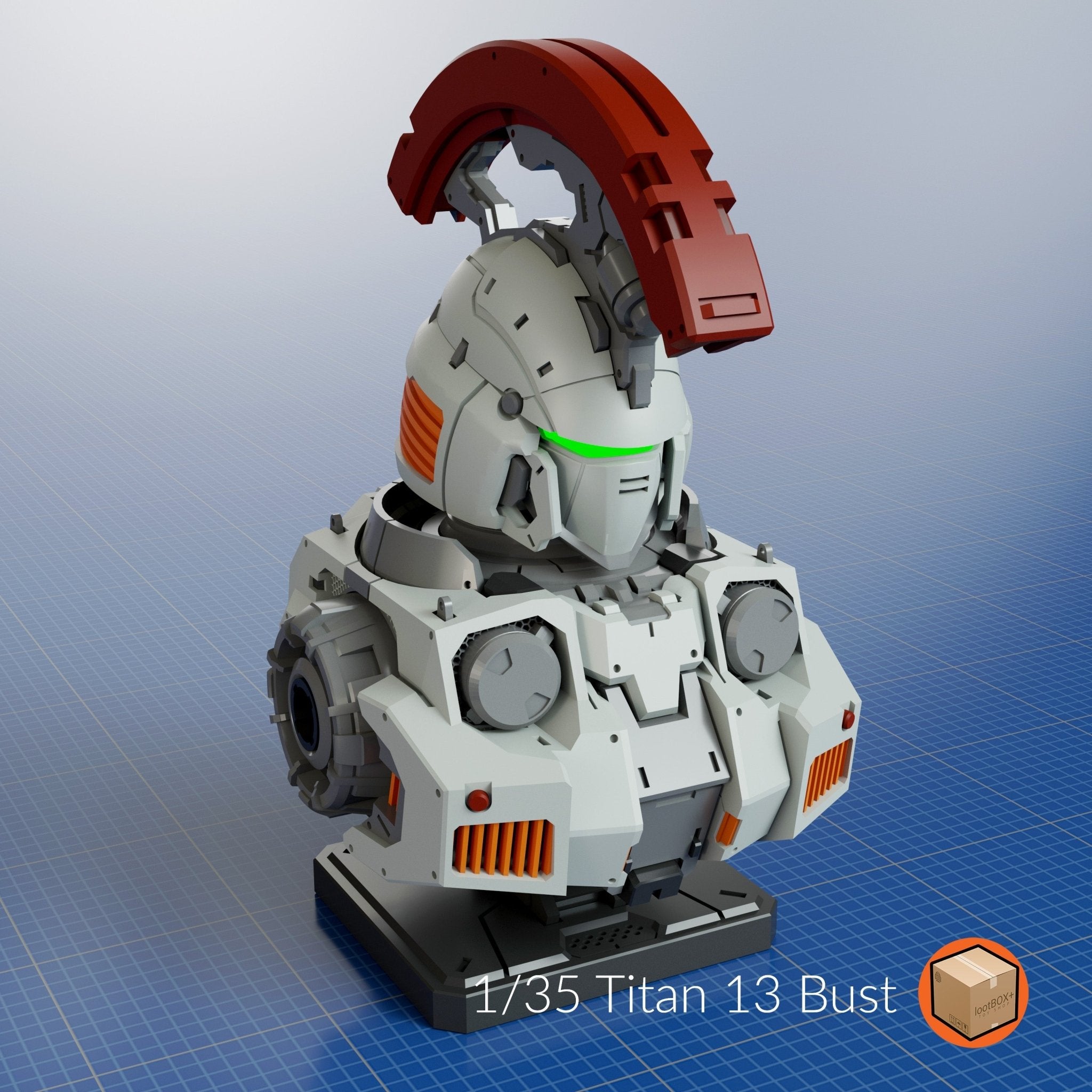 Titan 013 Tallgeese Bust 1/35 – Trisagion Models