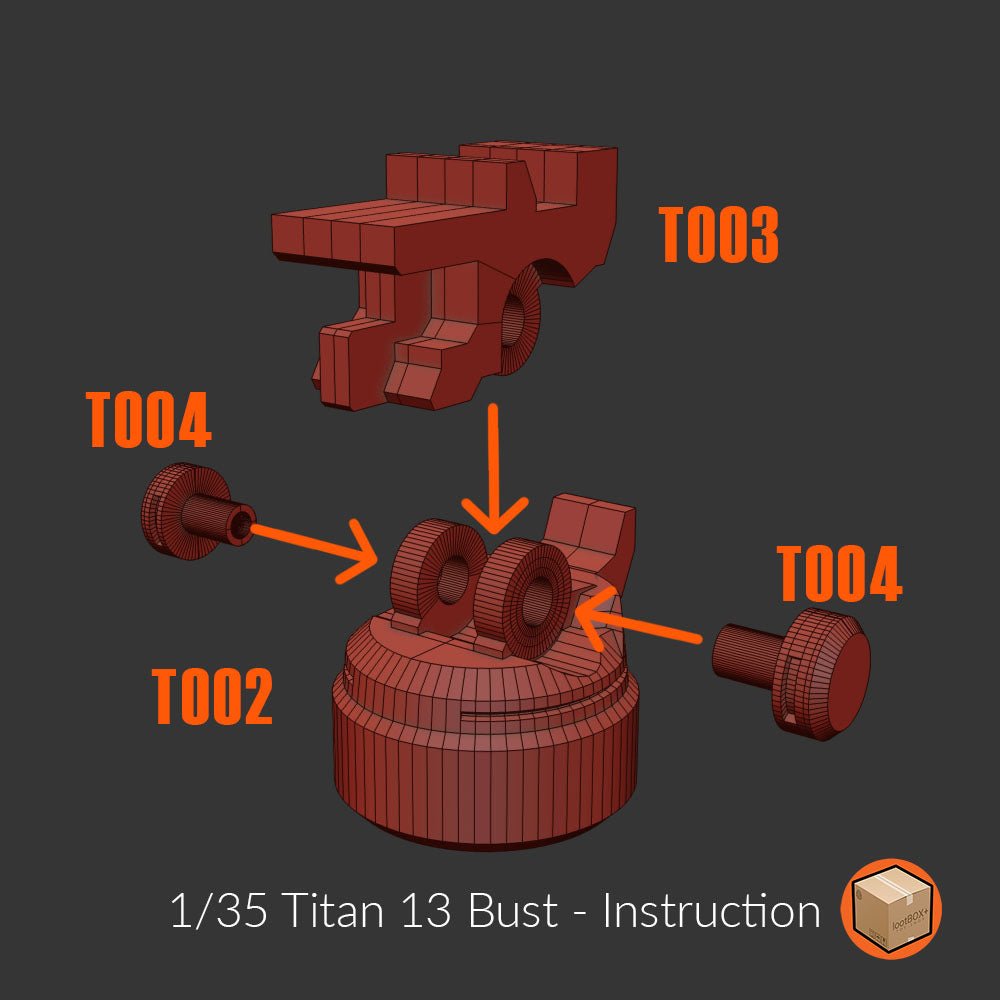 Titan 013 Tallgeese Bust 1/35 - Trisagion Models