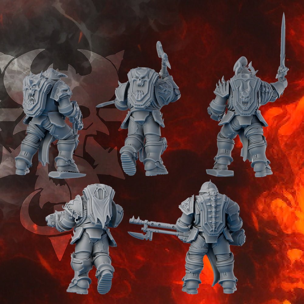 Traitor Squad Assembly Kit - Legion of the Indivisible - Trisagion Models