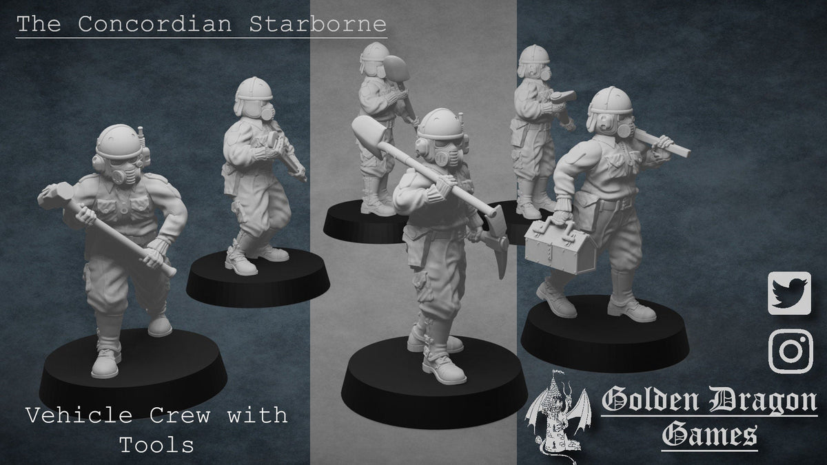 Vehicle Crew Concordian Starborne Squad - Trisagion Models