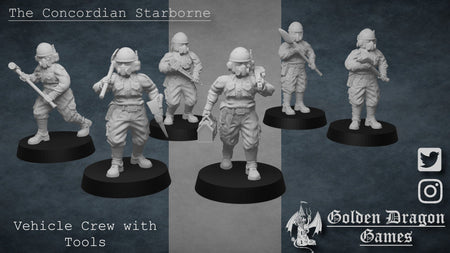 Vehicle Crew Concordian Starborne Squad - Trisagion Models