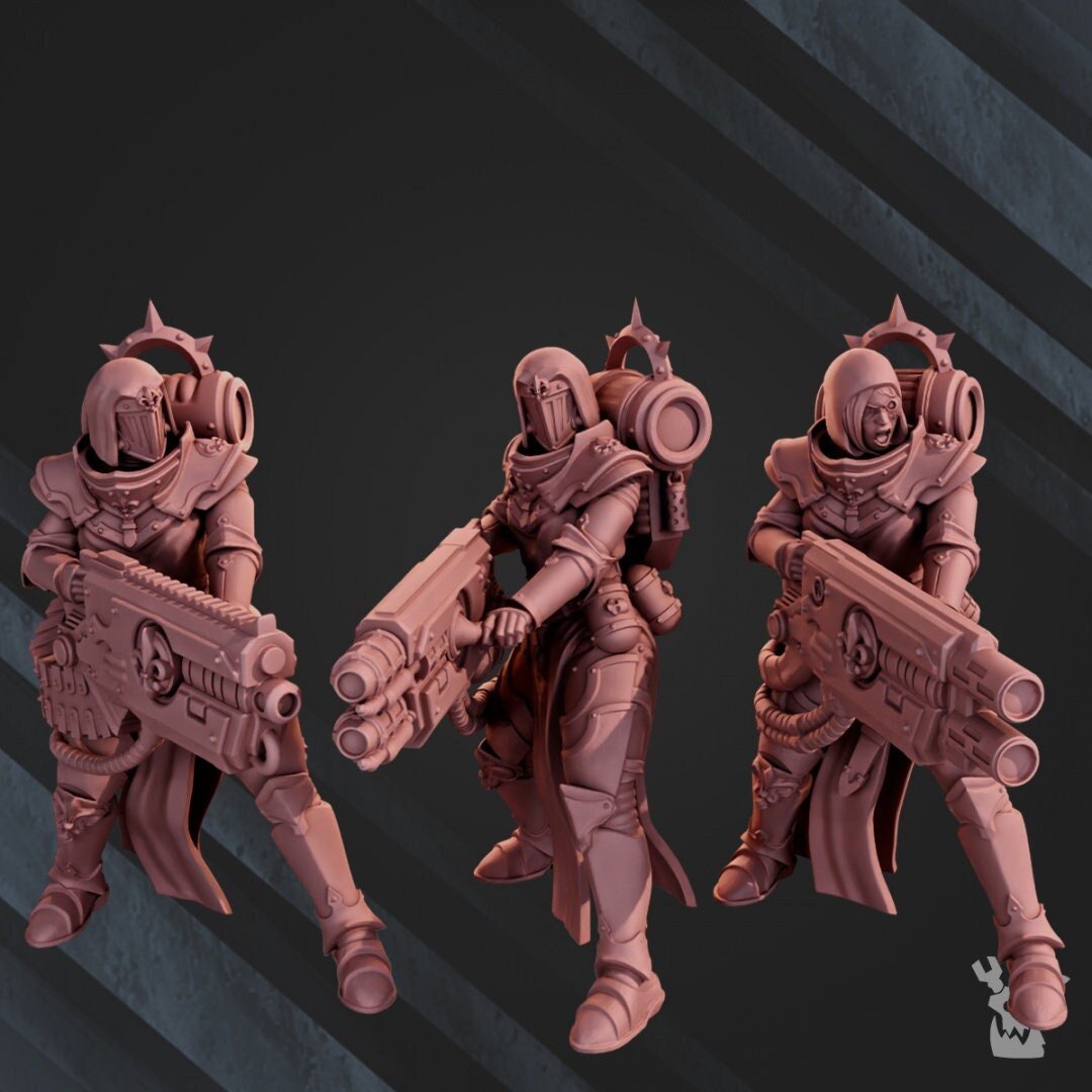 War Sisters Heavy Weapons Team - Trisagion Models