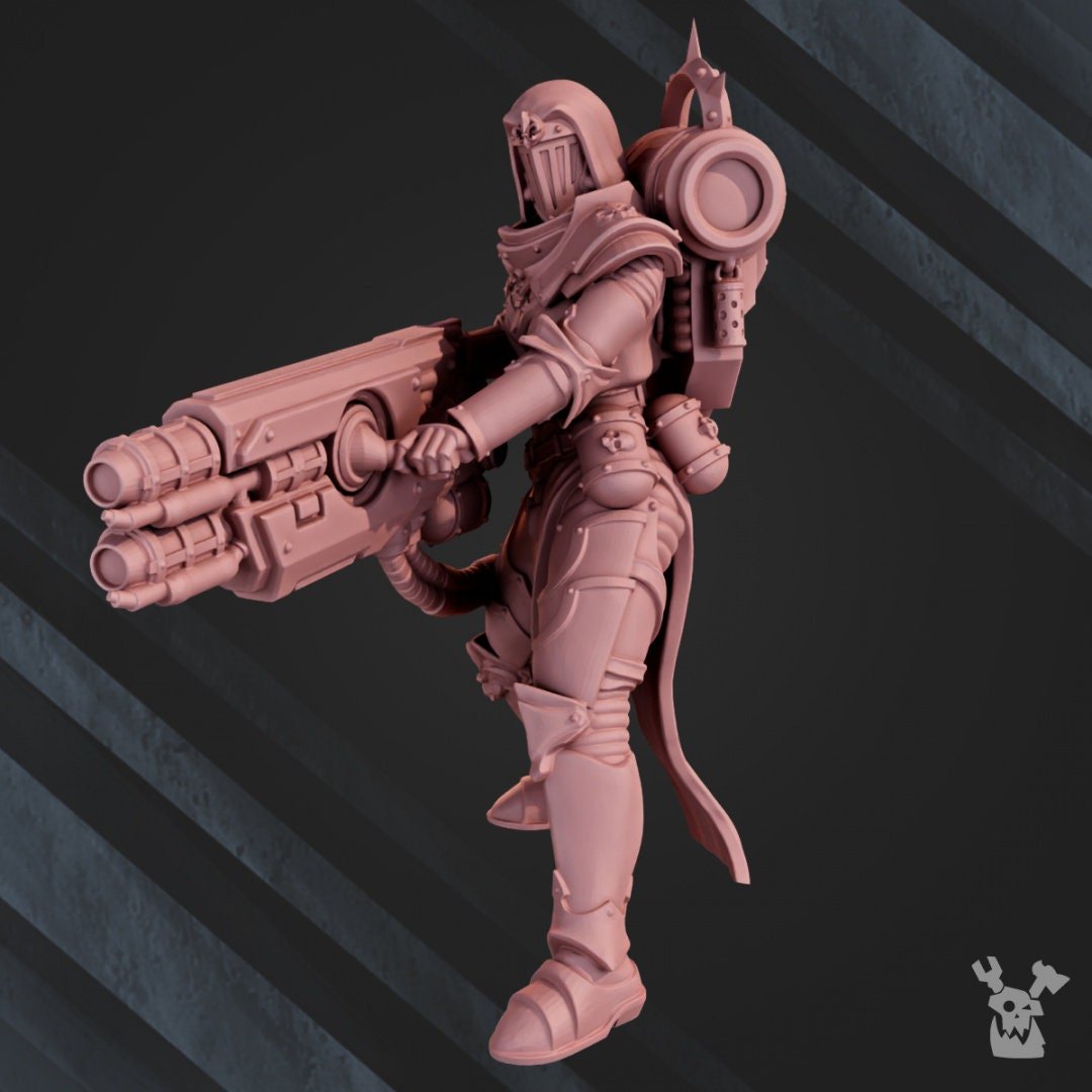 War Sisters Heavy Weapons Team - Trisagion Models