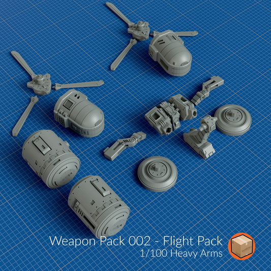 WP002 - Heavy Arms Flight Pack - Trisagion Models