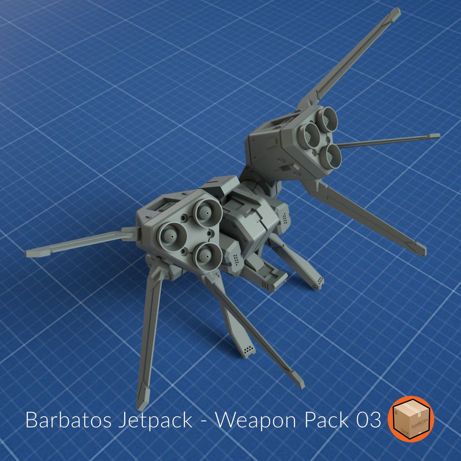 WP003 - Barbatos Flight Pack - Trisagion Models