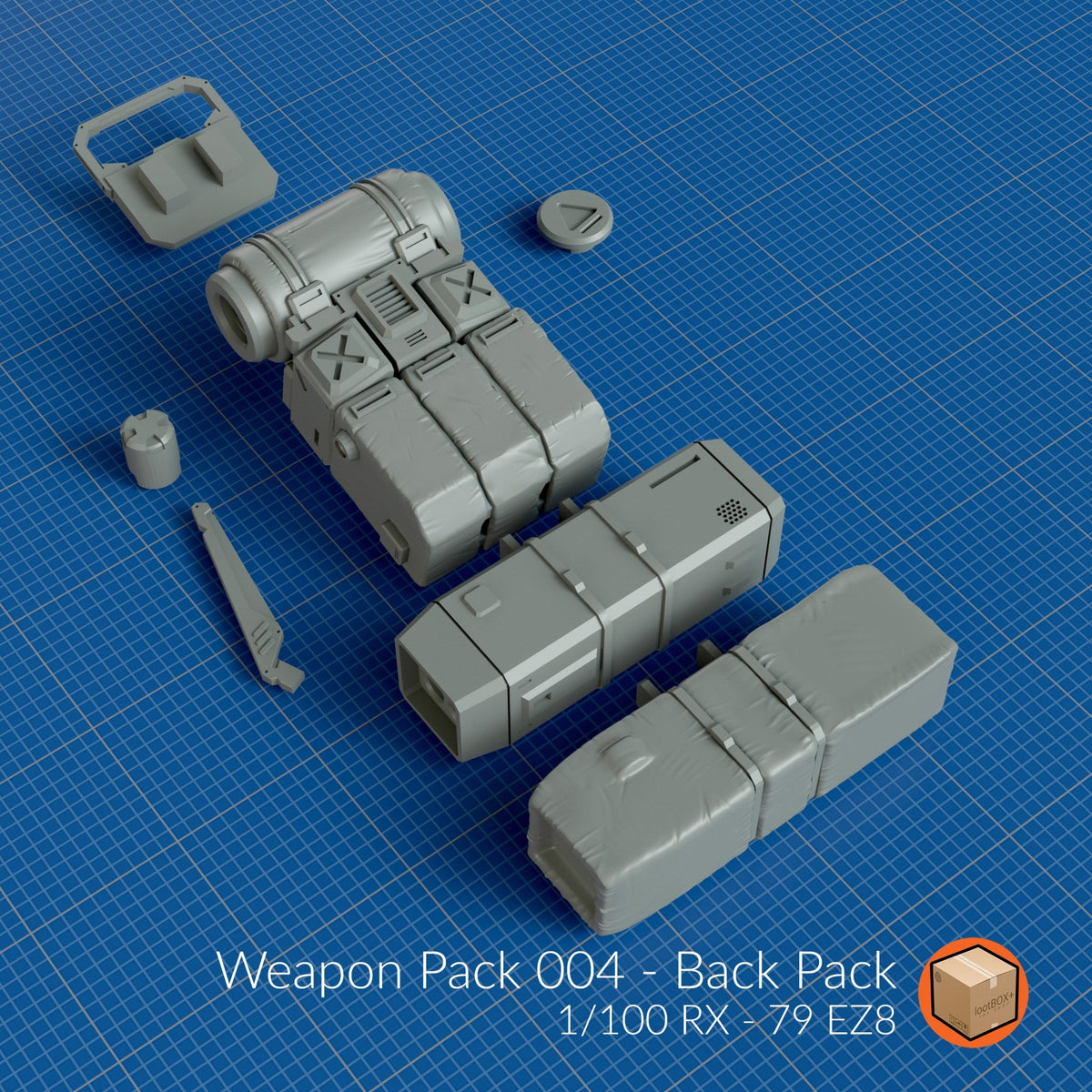 WP004 - RX-79 Backpack - Trisagion Models