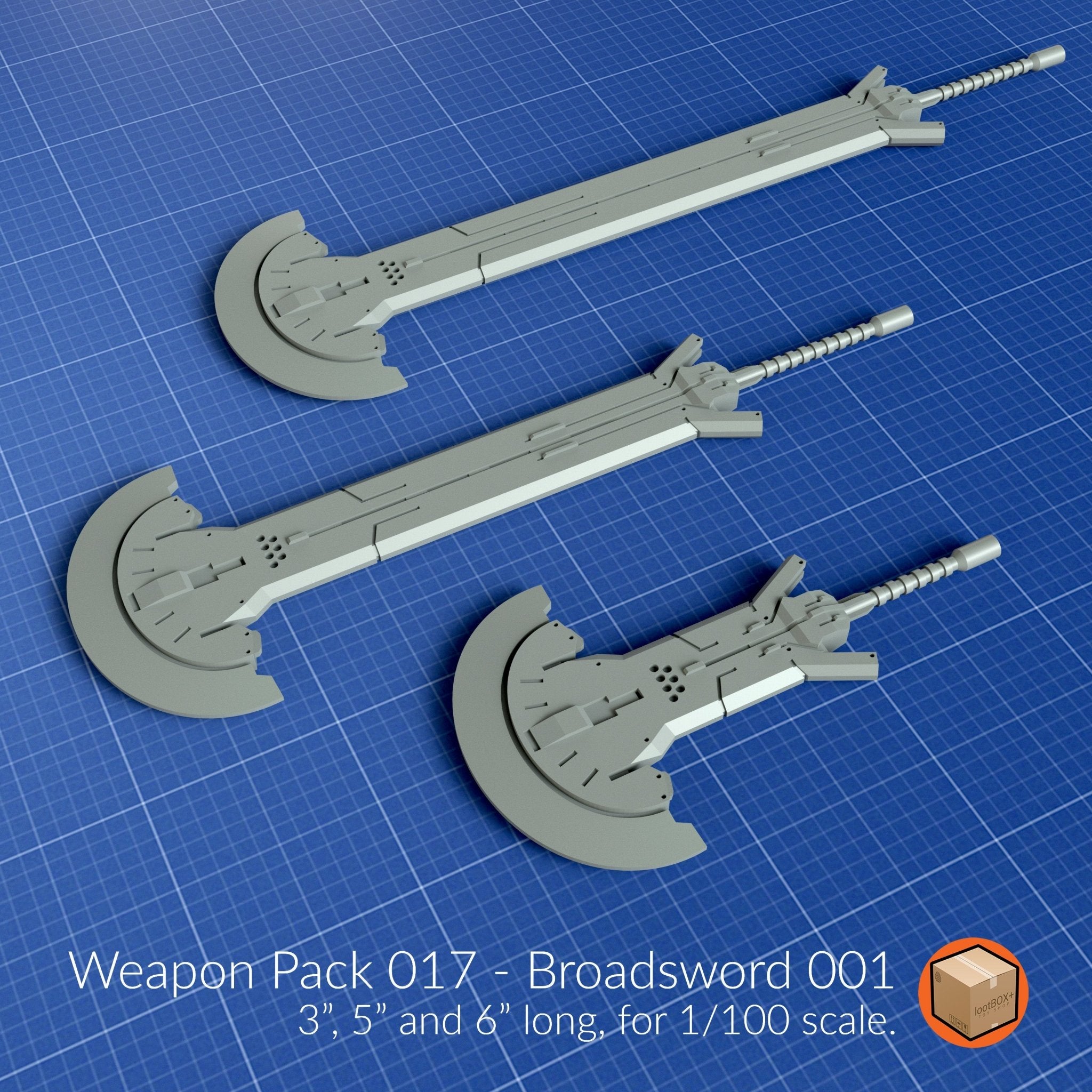 WP017 - Broadsword 01 - Trisagion Models