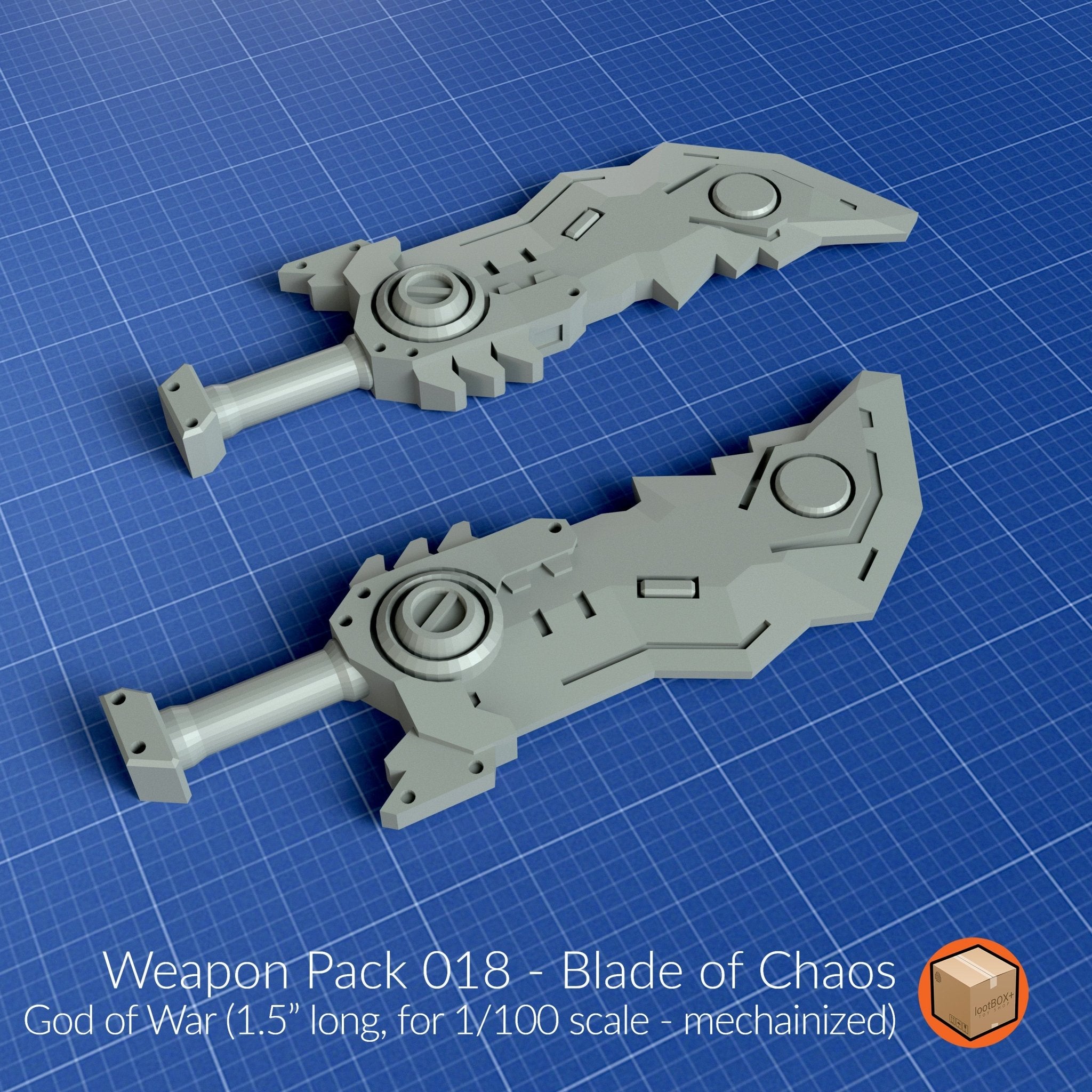 WP018 - Mechanized Blade of Chaos - Trisagion Models