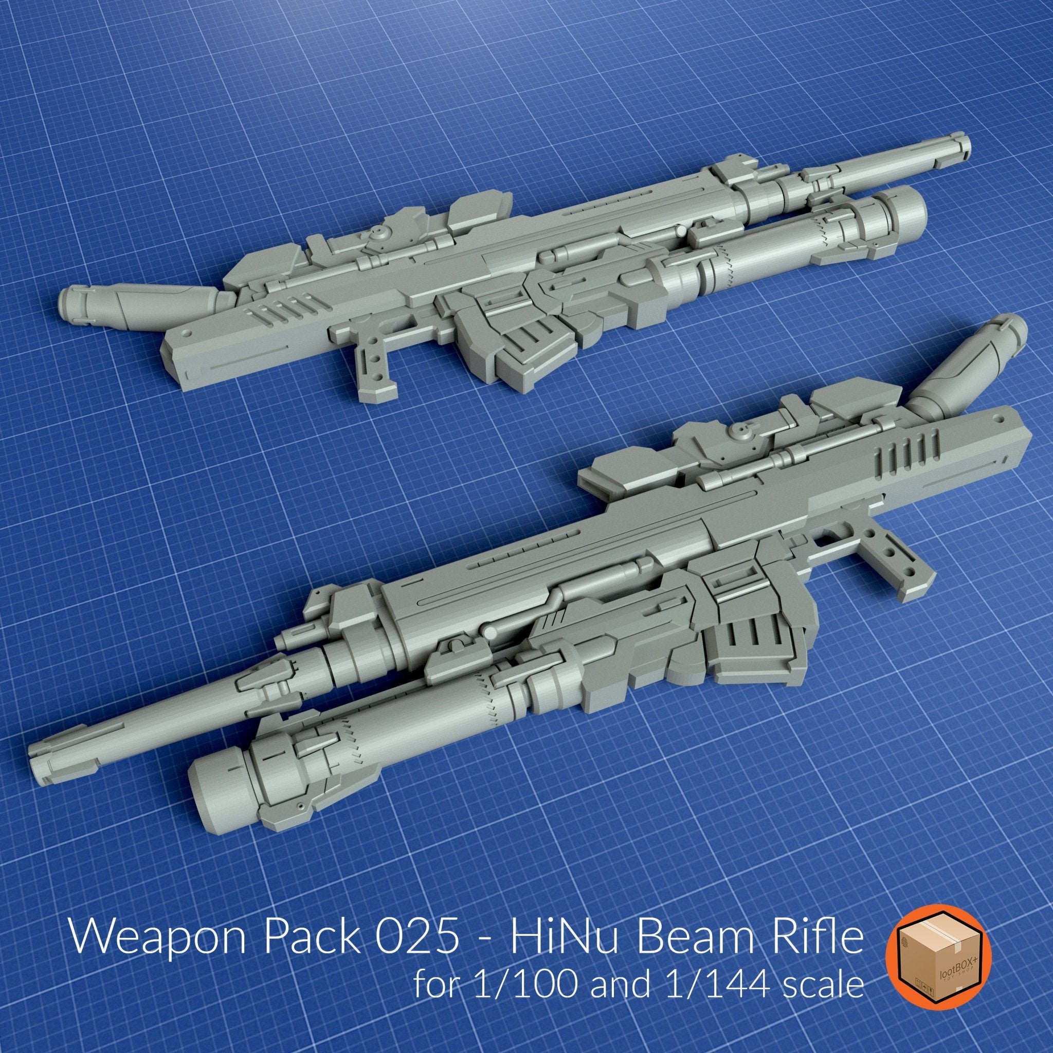 WP025 - Hi-NU Beam Rifle - Trisagion Models