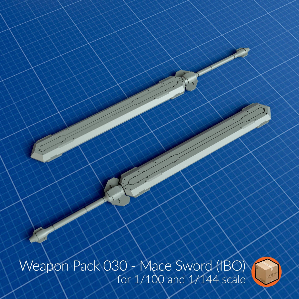 WP030 - Mace Sword (IBO) - Trisagion Models