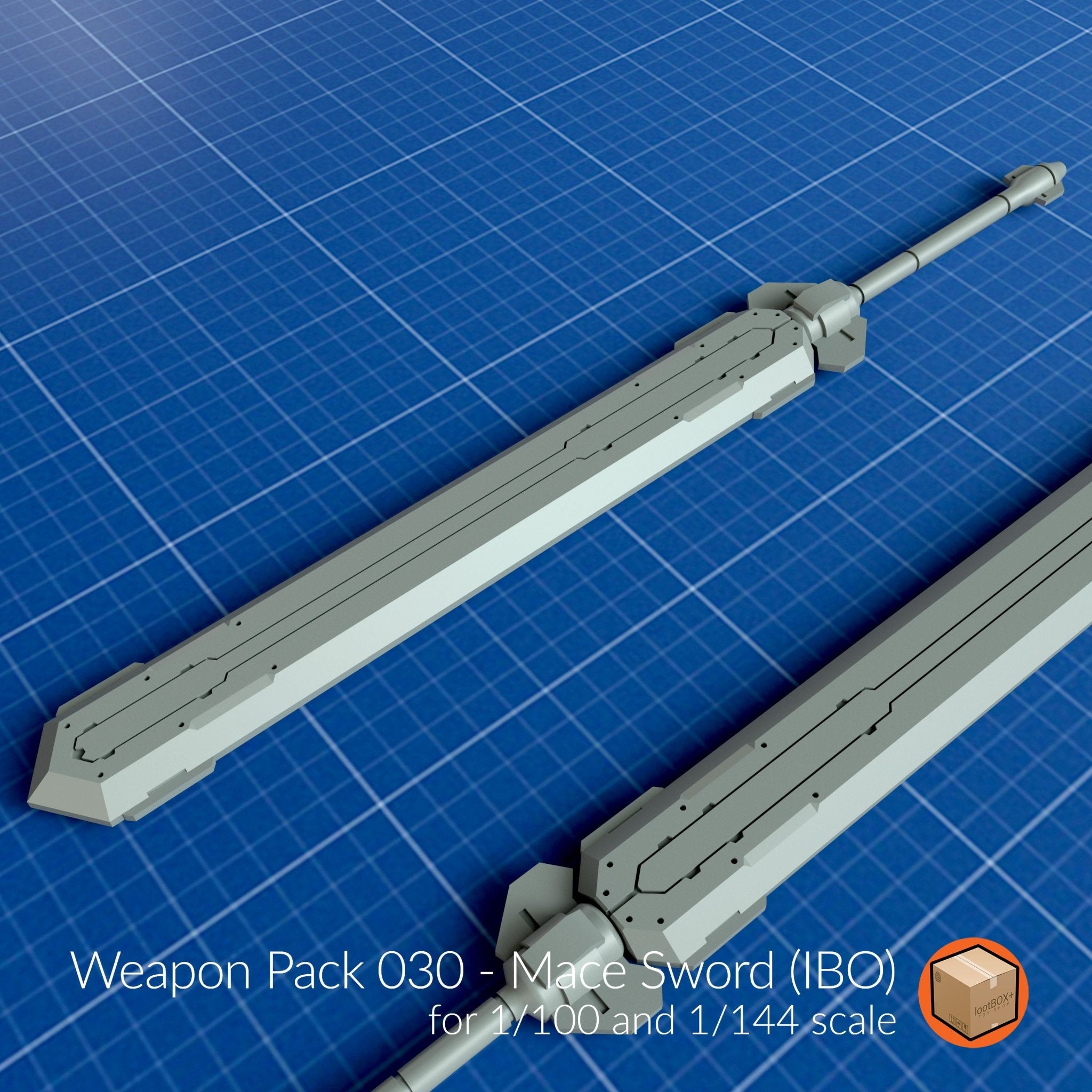 WP030 - Mace Sword (IBO) - Trisagion Models