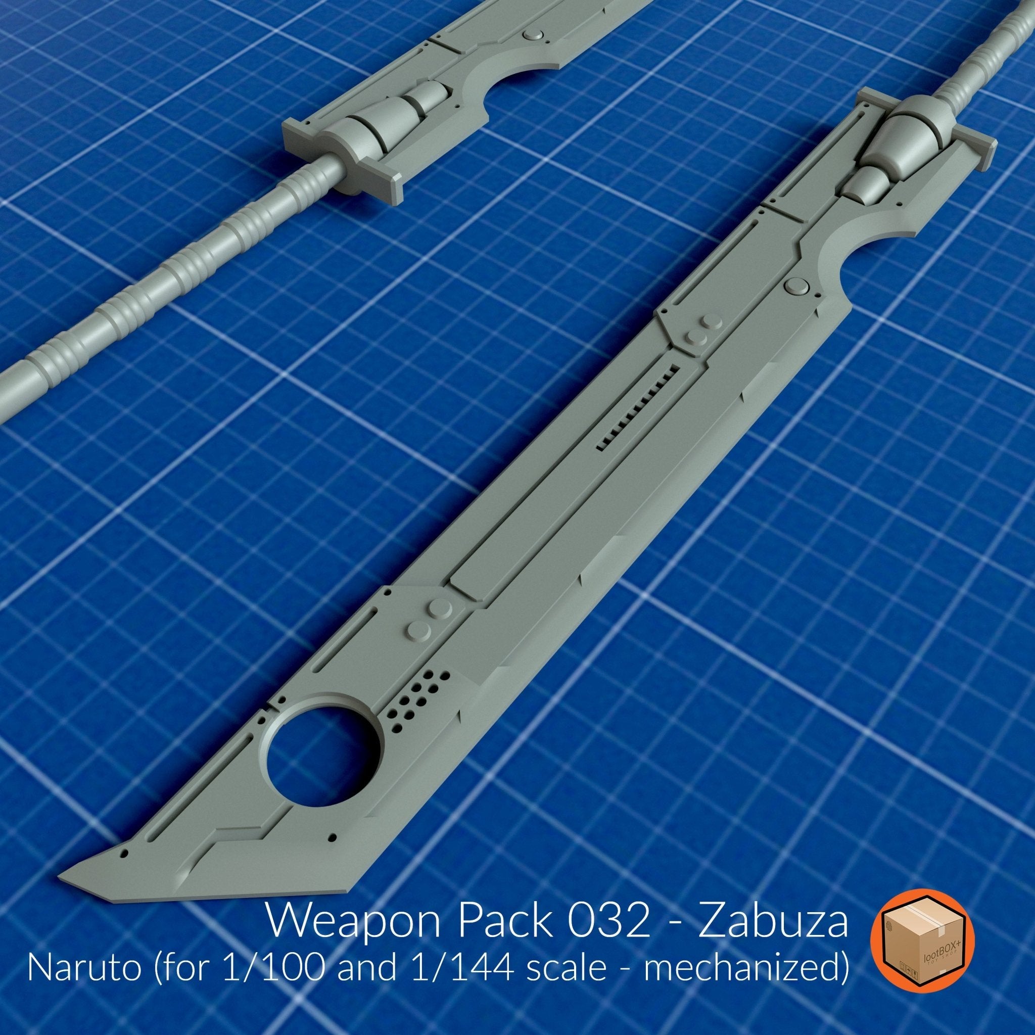 WP032 - Zabuza Sword - Trisagion Models