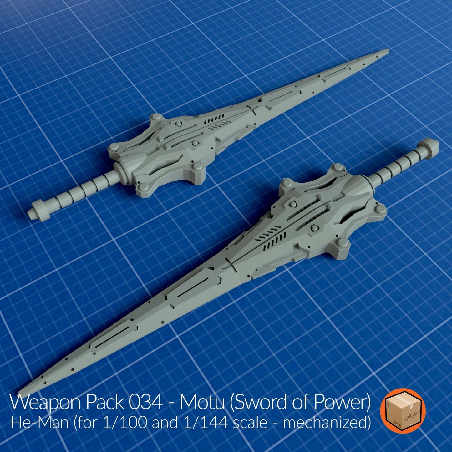 WP034 - Sword of Power (Mo-tu) - Trisagion Models