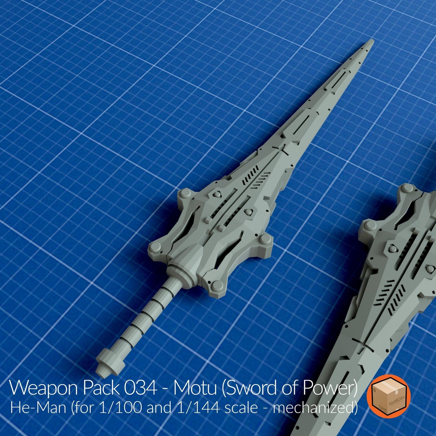 WP034 - Sword of Power (Mo-tu) - Trisagion Models
