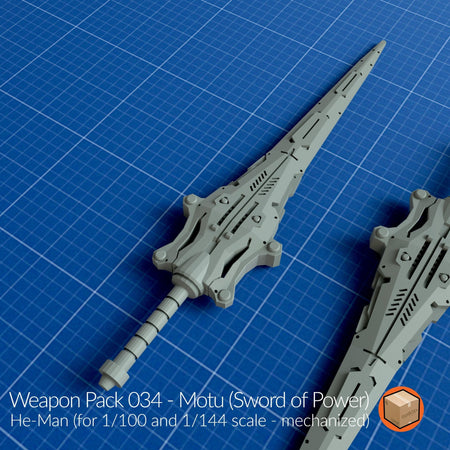 WP034 - Sword of Power (Mo-tu) - Trisagion Models