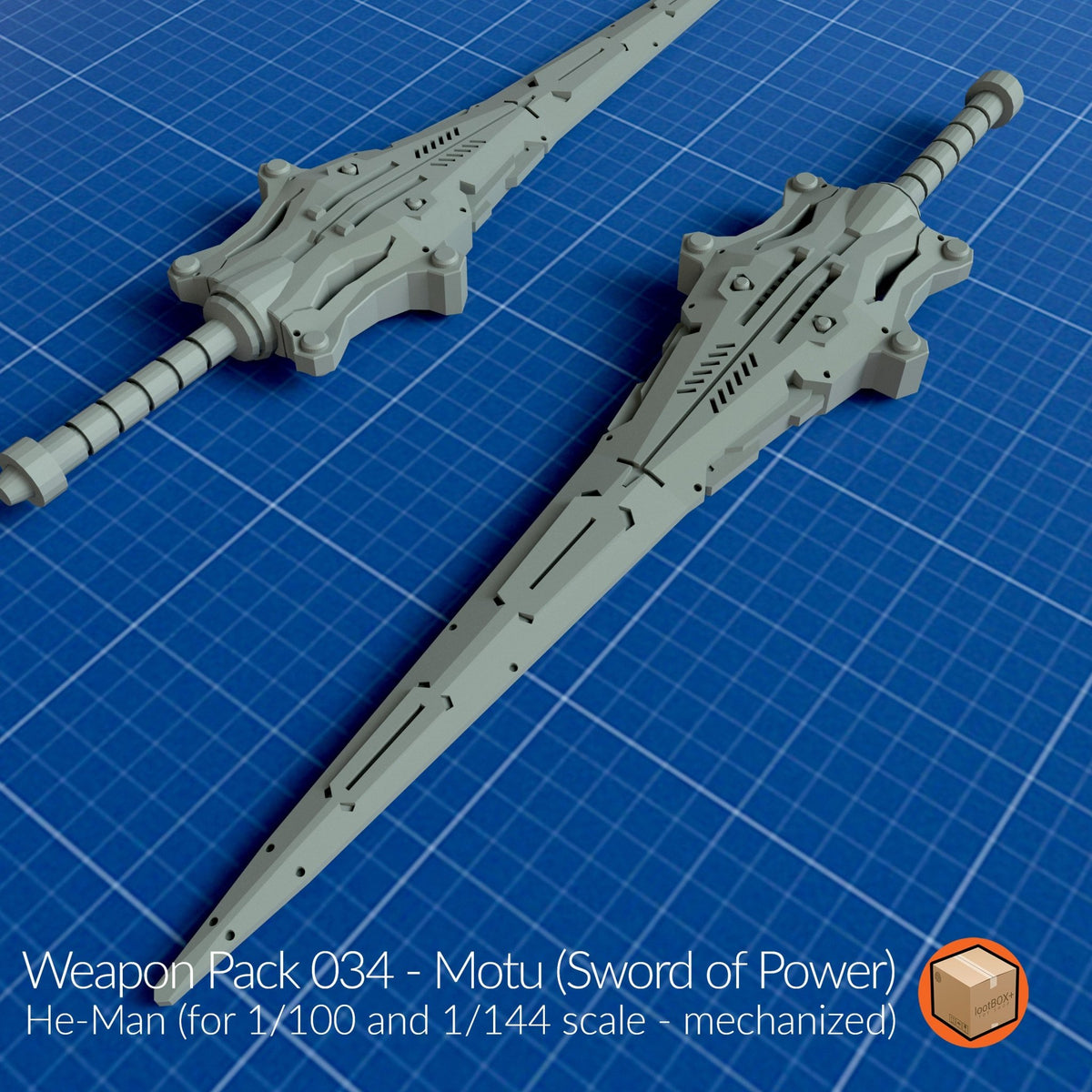 WP034 - Sword of Power (Mo-tu) - Trisagion Models