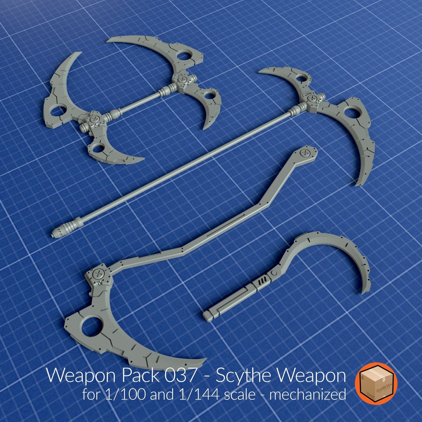 WP037 - Scythe Weapon - Trisagion Models