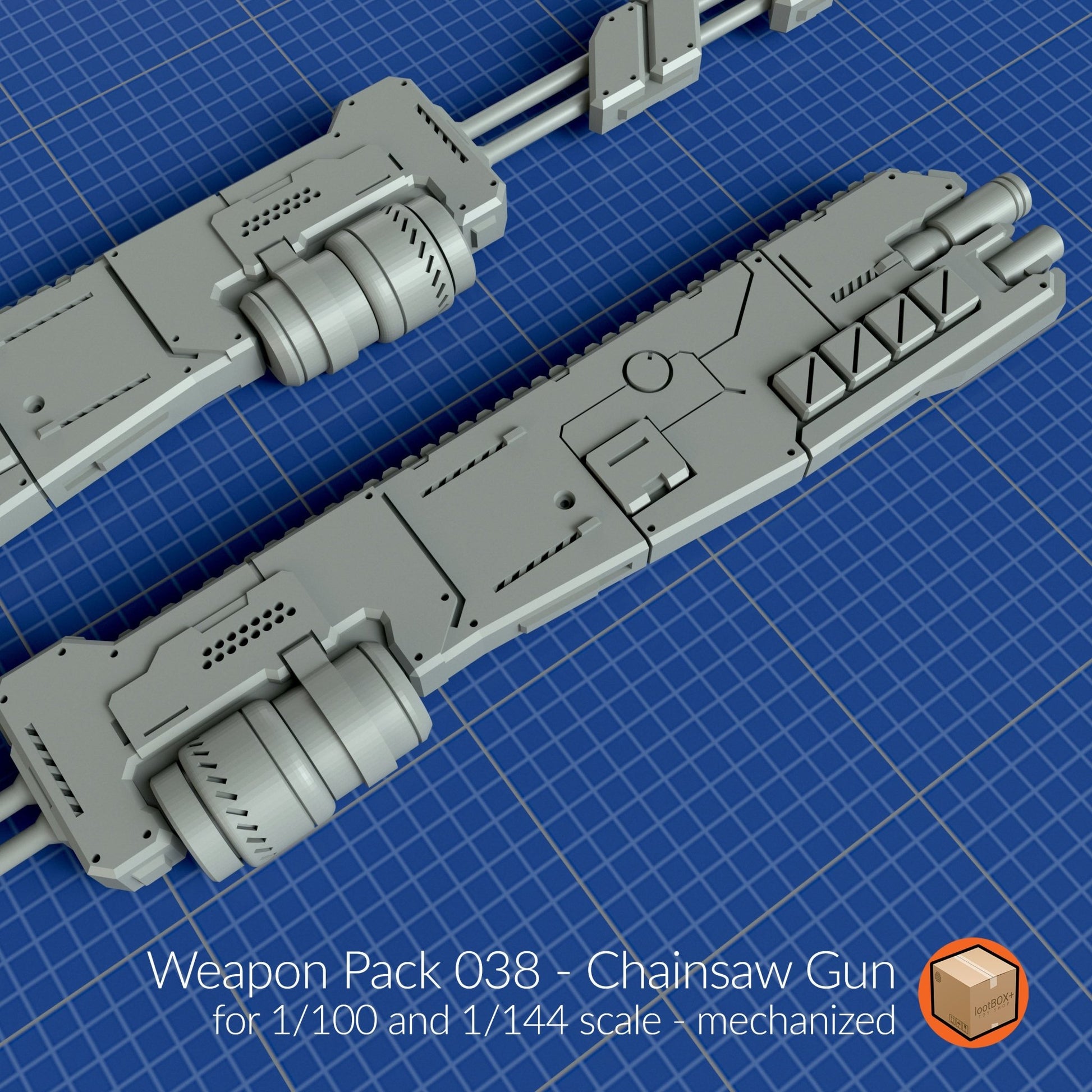 WP038 - Chainsaw Gun - Trisagion Models