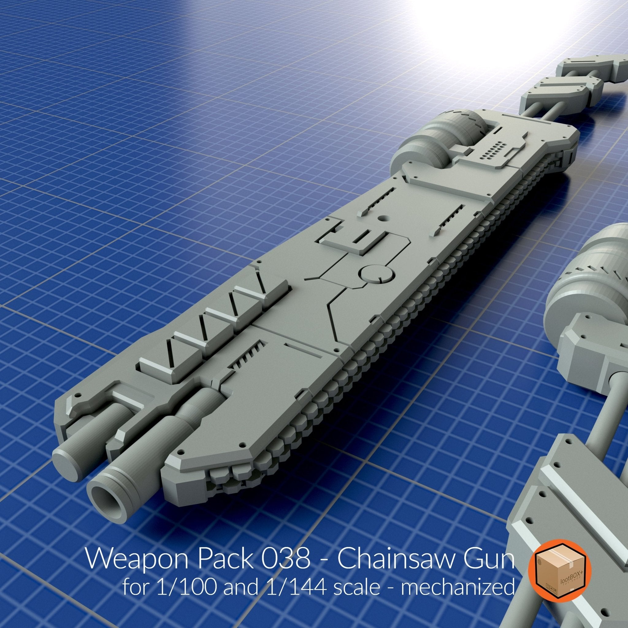 WP038 - Chainsaw Gun - Trisagion Models