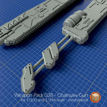 WP038 - Chainsaw Gun - Trisagion Models