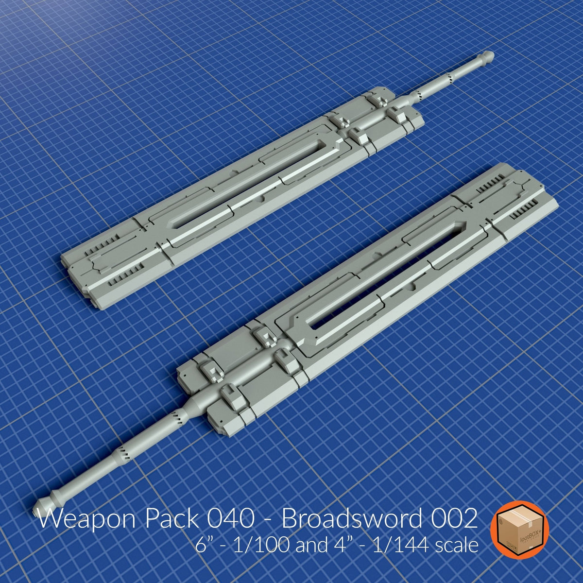 Bbroadsword WP040 - Broadsword 002 – Trisagion Models