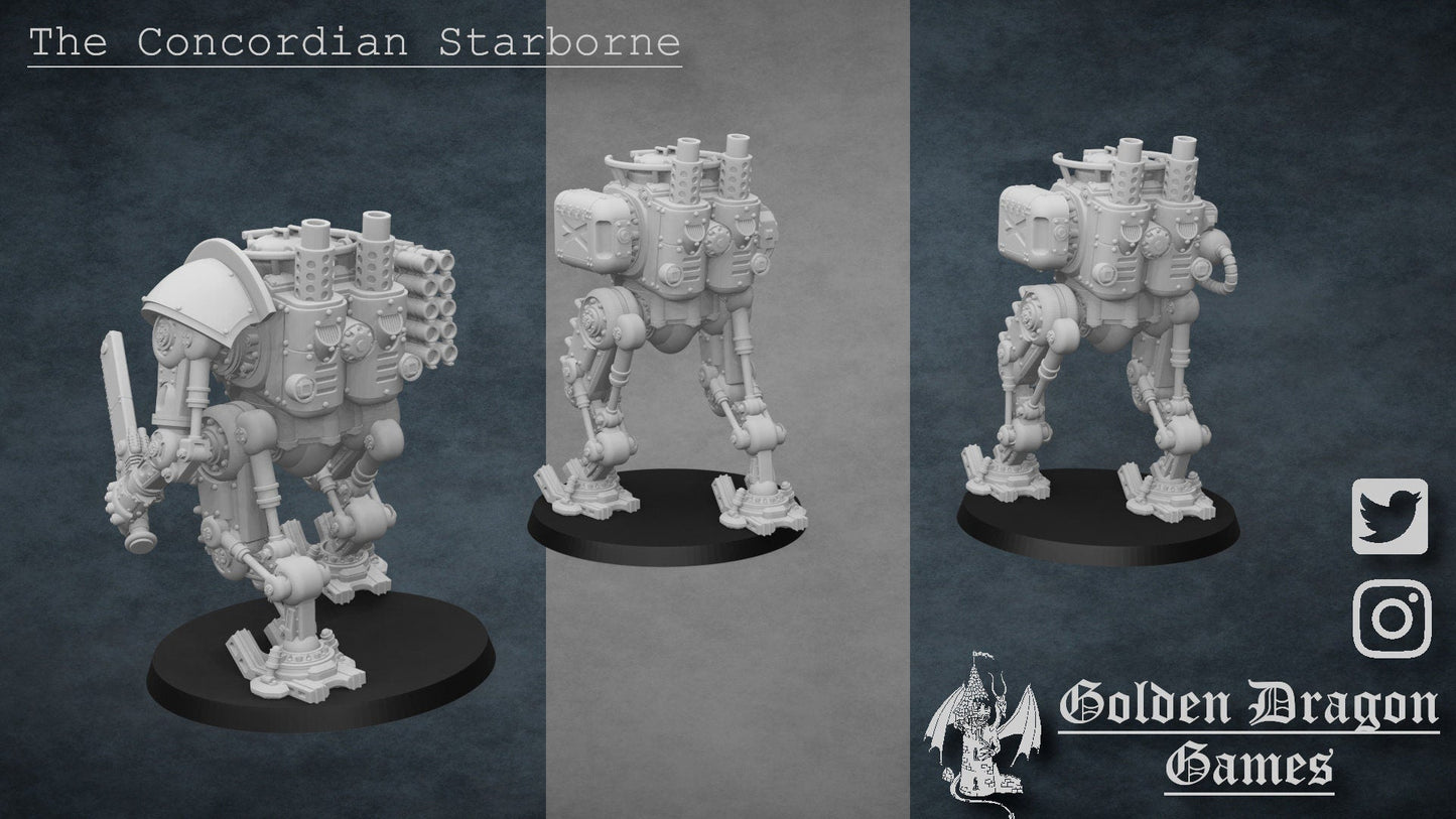 X32 Rhea Battlesuit Armored Variant - Trisagion Models